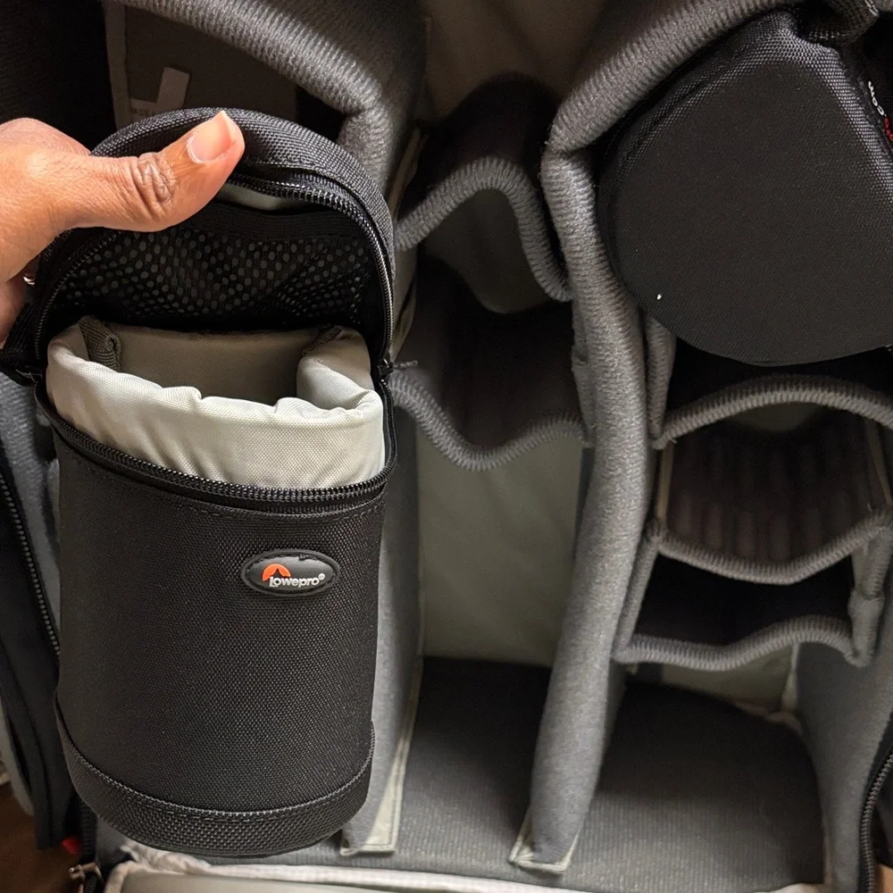 Clik Elite Black Camera Backpack with Red Accents